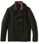 Thumbnail for your product : U.S. Polo Assn. Kids Wool Peacoat (Big Kids)