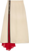 Thumbnail for your product : Gucci Silk viscose faille skirt