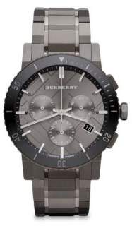 Burberry Grey IP Stainless Steel Chronograph Watch