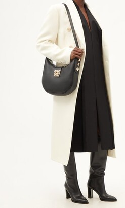 Christian Louboutin Carasky Mini Studded Leather Hobo Bag