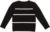 Thumbnail for your product : Milly Striped Ribbon Detailed Cardigan