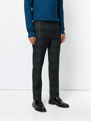Etro checkered trousers