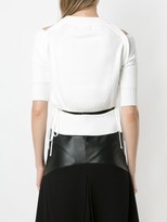 Thumbnail for your product : Andrea Bogosian Cut Out Ribbed Top