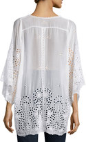 Thumbnail for your product : Johnny Was Avy 3/4-Sleeve Eyelet Tunic