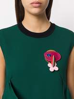 Thumbnail for your product : Marni floral leather brooch