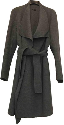 Joseph Grey Wool Coat for Women