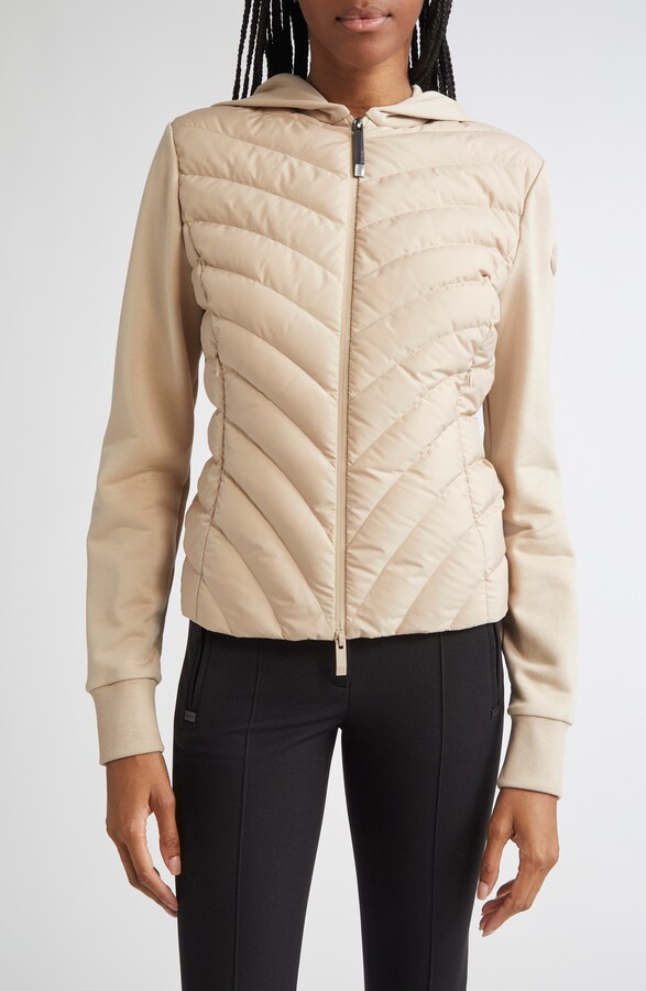Mixed Media Down Jacket
