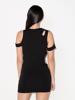 Thumbnail for your product : Maximilian Black Mass Cutout Mini Dress