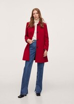 Thumbnail for your product : MANGO Buttoned wool coat
