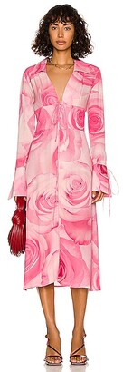 Blumarine Printed Dress in Pink
