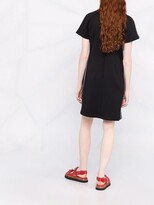 Thumbnail for your product : HUGO BOSS Knitted Logo-Trim Shift Dress