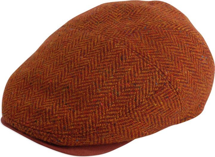 Gamble & Gunn ‘Goodwood’ Unisex Flat Cap. 100 Donegal Tweed Wool Hat
