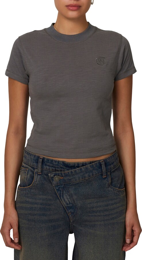 Good For Nothing Emblem Slub Baby T-shirt