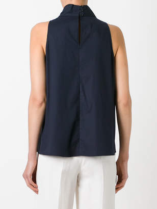 Jil Sander Navy sleeveless blouse