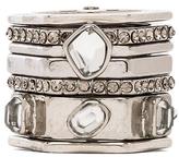 Thumbnail for your product : Rebecca Minkoff Hex Stack Box Rings