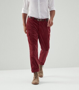Brunello Cucinelli Corduroy Cargo Trousers - ShopStyle Pants