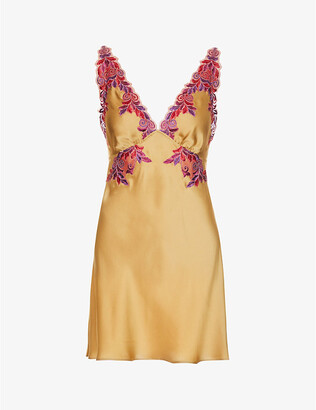 Nk Imode Diva embroidered silk chemise
