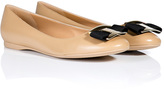 Thumbnail for your product : Ferragamo Leather Ninna Flats