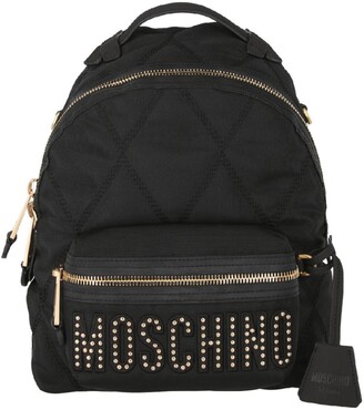 moschino mini quilted backpack