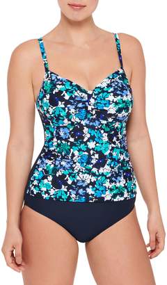 Christina Blue Floral One-Piece Swimsuit