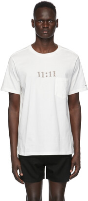 TAKAHIROMIYASHITA TheSoloist. White '11:11' T-Shirt