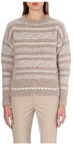 Thumbnail for your product : Jil Sander Aztec print knitted jumper
