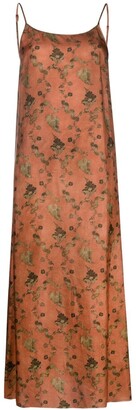 UMA WANG Floral-Print Sleeveless Dress