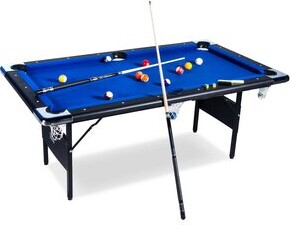RACK Pool Tables RACK Vega 6-Foot Folding Billiard/Pool Table (Blue ...