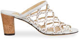 Thumbnail for your product : Jimmy Choo Dean Braided Rope Cutout Slide Sandals