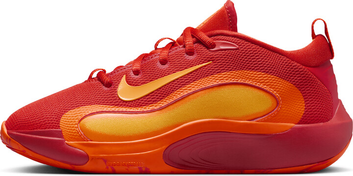 Nike IsoFly Big Kids' Basketball Shoes in Orange | FN4384-800