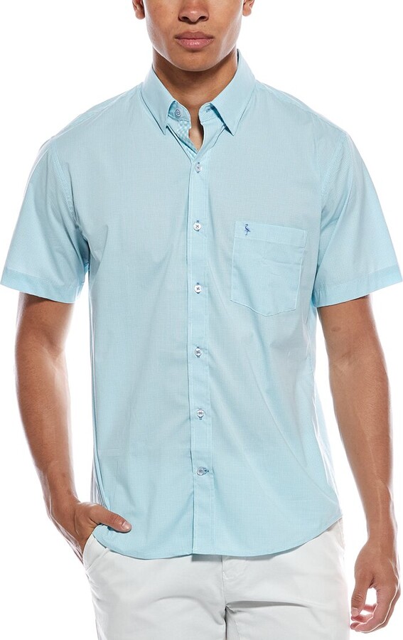 Tailorbyrd Signature Micro Gingham Shirt