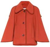 Chloé Wool cape jacket with 