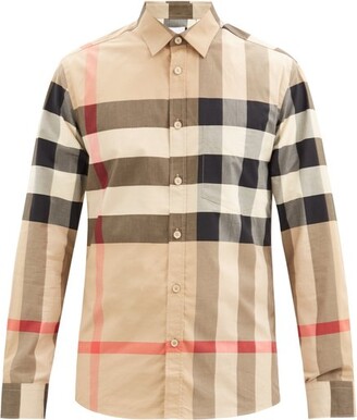 Burberry Beige Men's Shirts | Shop the world's largest collection of  fashion | ShopStyle