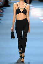 Thumbnail for your product : Thierry Mugler Embellished Crepe Bra Top - Black