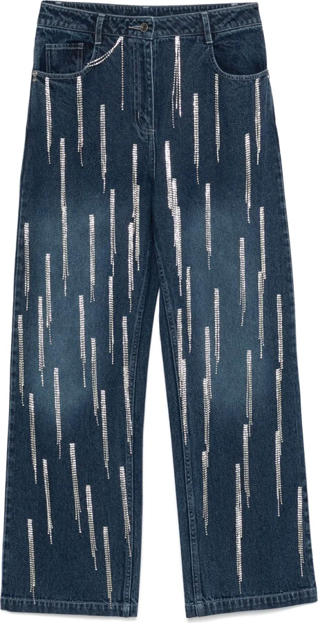 Patrizia Pepe Rhinestones Jeans