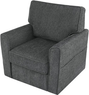 360° Swivel Chair Accent Barrel Armchair Swivel Sofa Chair with Side Pockets for Living Room, Bedroom, Office and Hotel