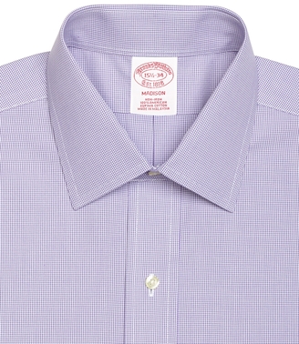 Brooks Brothers Non-Iron Traditional Fit Houndstooth Dress Shirt