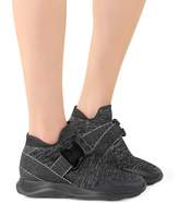 Thumbnail for your product : Christopher Kane High top Black & Silver Lurex Sneaker
