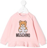 Thumbnail for your product : MOSCHINO BAMBINO Teddy Bear print sweatshirt