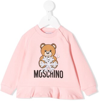 MOSCHINO BAMBINO Teddy Bear print sweatshirt
