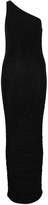 Thumbnail for your product : boohoo Tall Ruched One Shoulder Maxi Dress
