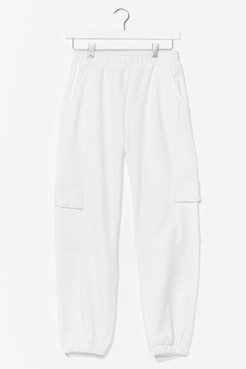 womens white cotton cargo pants