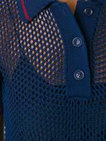 Thumbnail for your product : Etoile Isabel Marant mesh polo shirt