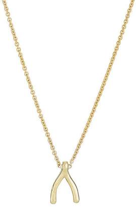 Jennifer Meyer Women's Mini Wishbone Necklace