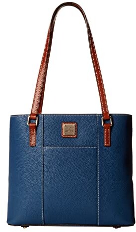 dooney and bourke blue leather purse
