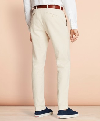 Brooks Brothers Garment-Dyed Cotton-Linen Stretch Chinos