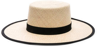 Janessa Leone Willow Boater Hat