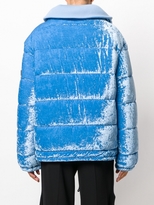 Thumbnail for your product : Off-White Velour Puffer Jacket