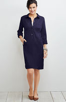 Thumbnail for your product : J. Jill Live-in chino tab-sleeve shirtdress