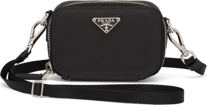Prada - Black Leather Mini Camera Bag